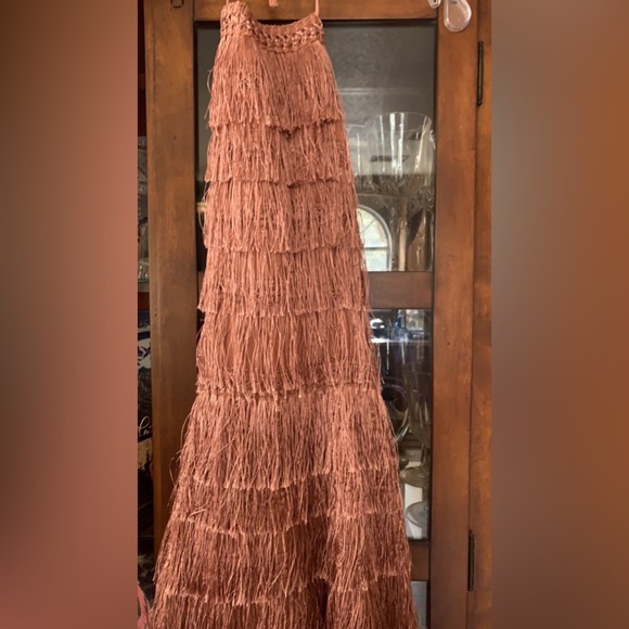 Blithe fringe rose gold romper - Picture 3 of 3